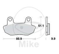 TRW brake pads standard MCB537