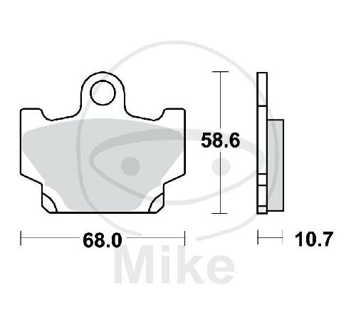 TRW Plaquettes de frein standard MCB524