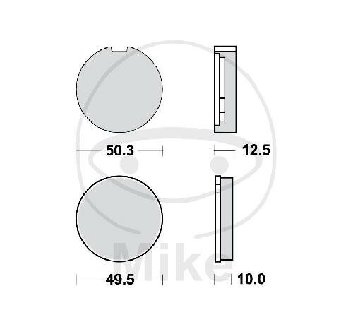 TRW Plaquettes de frein standard MCB16