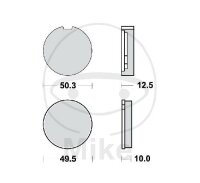 TRW Plaquettes de frein standard MCB16