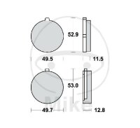 Pastiglie freno TRW Standard MCB72