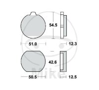 TRW brake pads standard MCB79