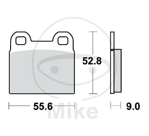 Plaquette de frein pour BMW R 45 R 65 78-85