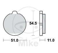 TRW Plaquettes de frein standard MCB505