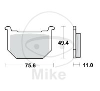 Pastiglie freno TRW Standard MCB509