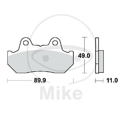 TRW brake pads standard MCB512