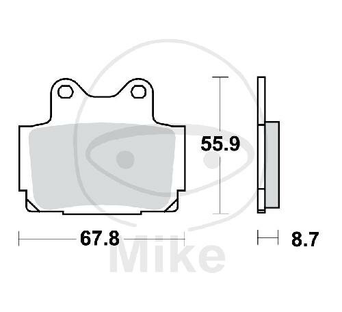 TRW brake pads standard MCB541
