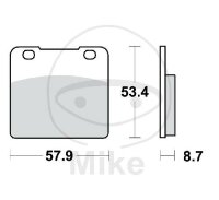 Pastiglie freno TRW Standard MCB542