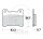 TRW Brake pad set sinter rear MCB530SH