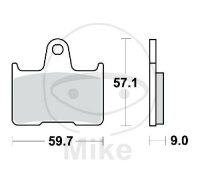 TRW brake pads standard MCB729