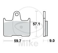 TRW Plaquettes de frein standard MCB729