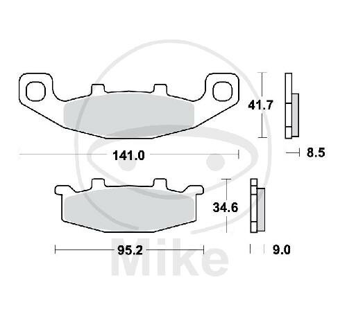 TRW Bremsklötze Standard MCB569