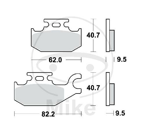 Brake pad for Benelli CAN-AM Suzuki Yamaha