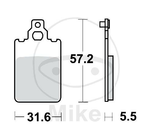 TRW brake pads standard MCB578