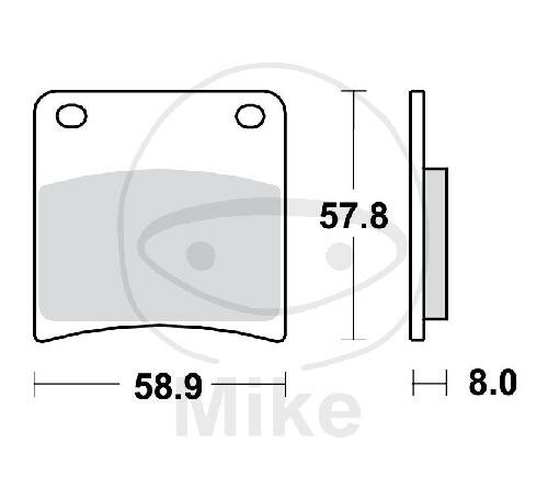 TRW Bremsklötze Standard MCB591