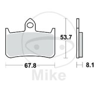 TRW Plaquettes de frein standard MCB593