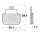 Plaquette de frein pour Piaggio Beverly 500 MP3 125 250 X8 125 200 250 X9 125