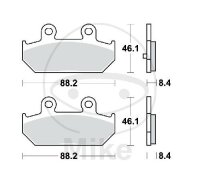 TRW brake pads standard MCB751