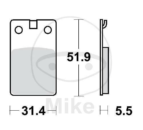 TRW brake pads standard MCB564