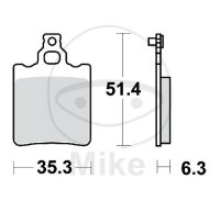 TRW brake pads standard MCB552