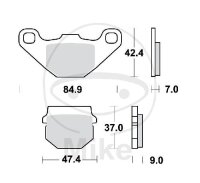 Bremsklotz für Aprilia Govecs Hyosung Kawasaki...