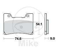 TRW Plaquettes de frein standard MCB622