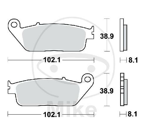 TRW Bremsklötze Standard MCB598