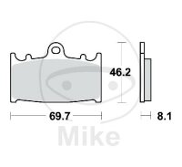 TRW Plaquettes de frein standard MCB602
