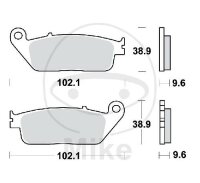 TRW brake pads standard MCB599