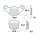 Brake pad for Aeon Aprilia E-Ton Govecs Hyosung Kawasaki Pegasus Peugeot Rex Rieju Suzuki TGB