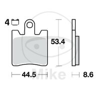 TRW-Lucas EC Scooter Pad MCB706EC