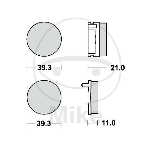 TRW Bremsklötze Standard MCB504