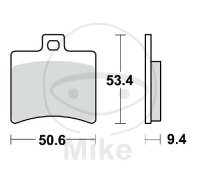 Tampone per scooter TRW-Lucas EC MCB710EC