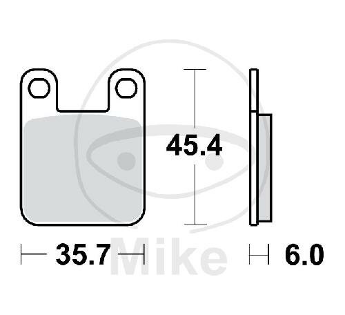 Brake pad for Aprilia Beta CH CPI Derbi Italjet Motorhispania Peugeot Suzuki Yamaha