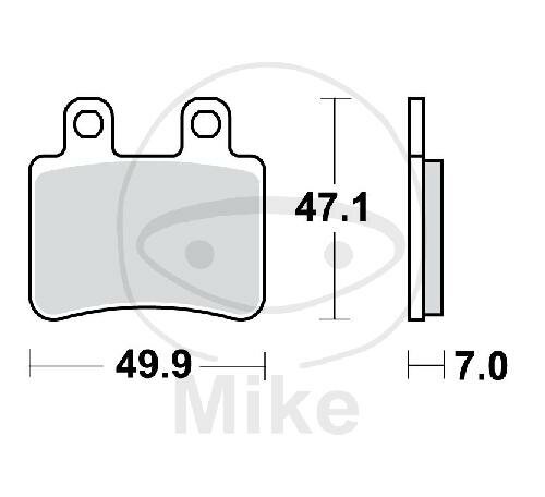 Brake pad Scooter for Beta Derbi Italjet Peugeot Rieju Yamaha