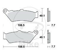 TRW brake pads standard MCB671
