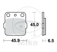 TRW Brake pad set Sinter SI MCB554SI