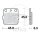 TRW Brake pad set Sinter SI MCB554SI