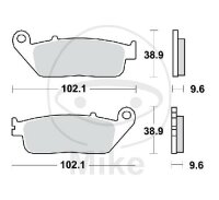 TRW brake pads standard MCB677