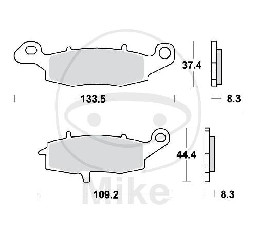 Pattino del freno per CFMOTO Kawasaki Suzuki