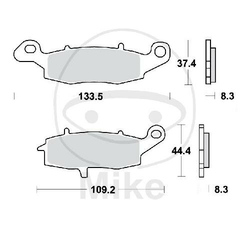 Brake pad for CFMOTO Kawasaki Suzuki