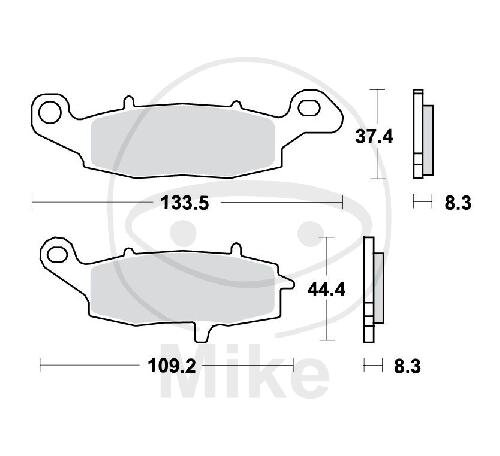 Brake pad for CFMOTO Kawasaki Suzuki