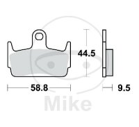 TRW brake pads standard MCB686