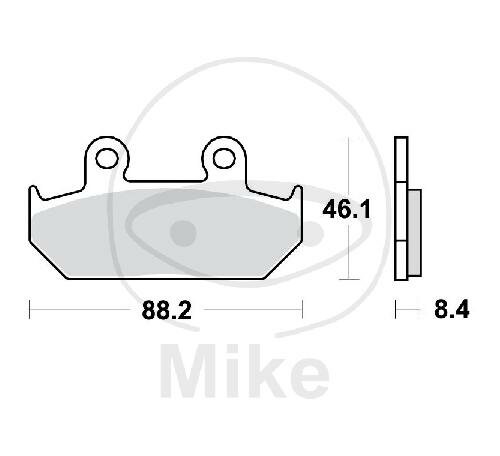TRW Brake pad set sinter front MCB571SV