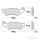 Set di pastiglie freno sinterizzate anteriori per Honda Kawasaki Suzuki Yamaha