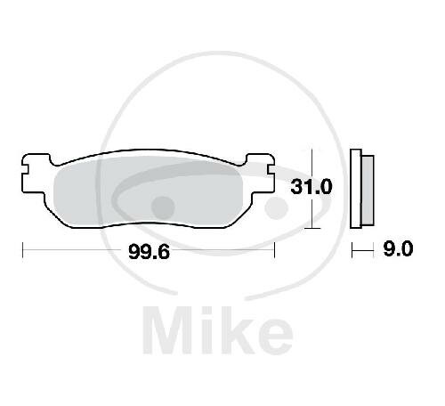 TRW-Lucas EC Scooter Pad MCB699SRM