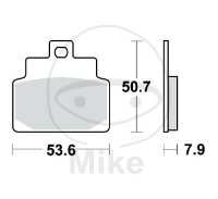 TRW-Lucas EC Scooter Pad MCB709SRM
