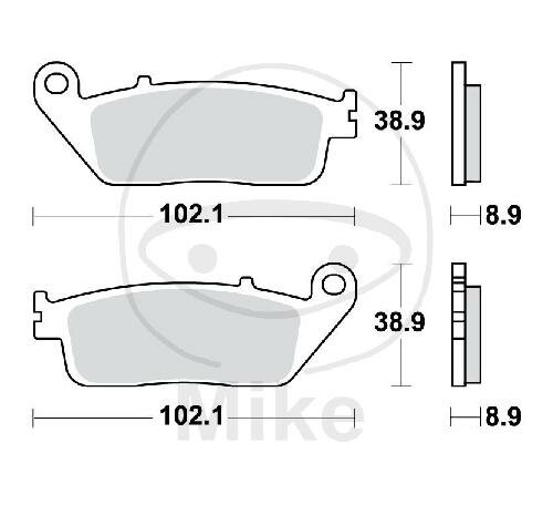 TRW-Lucas EC Scooter Pad MCB764SRM
