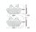 TRW Brake pad set sinter rear MCB799SH