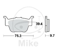 TRW Brake pad set Sinter SI MCB769SI